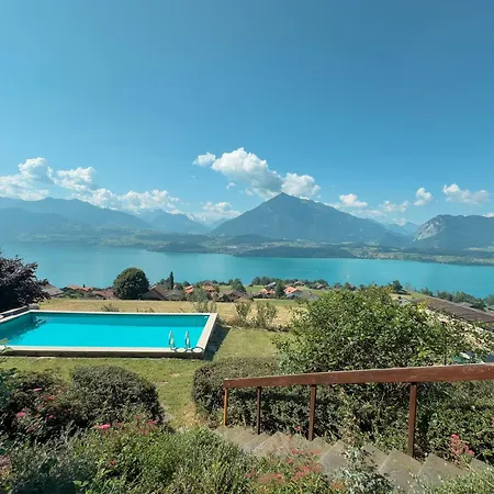 Private With Pool, & Mountain Views * Aeschlen
