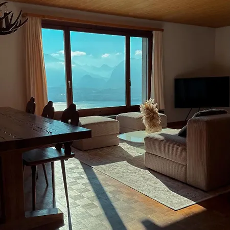 Chalet Private With Pool, & Mountain Views Aeschlen