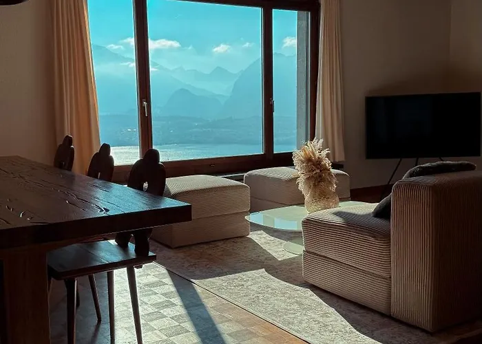 Alpehytte With Pool And View Of Thun Aeschlen