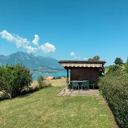 With Pool And View Of Thun בקתה Aeschlen