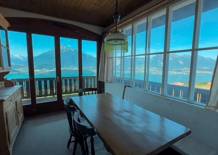 Domek alpejski Private With Pool, & Mountain Views Aeschlen